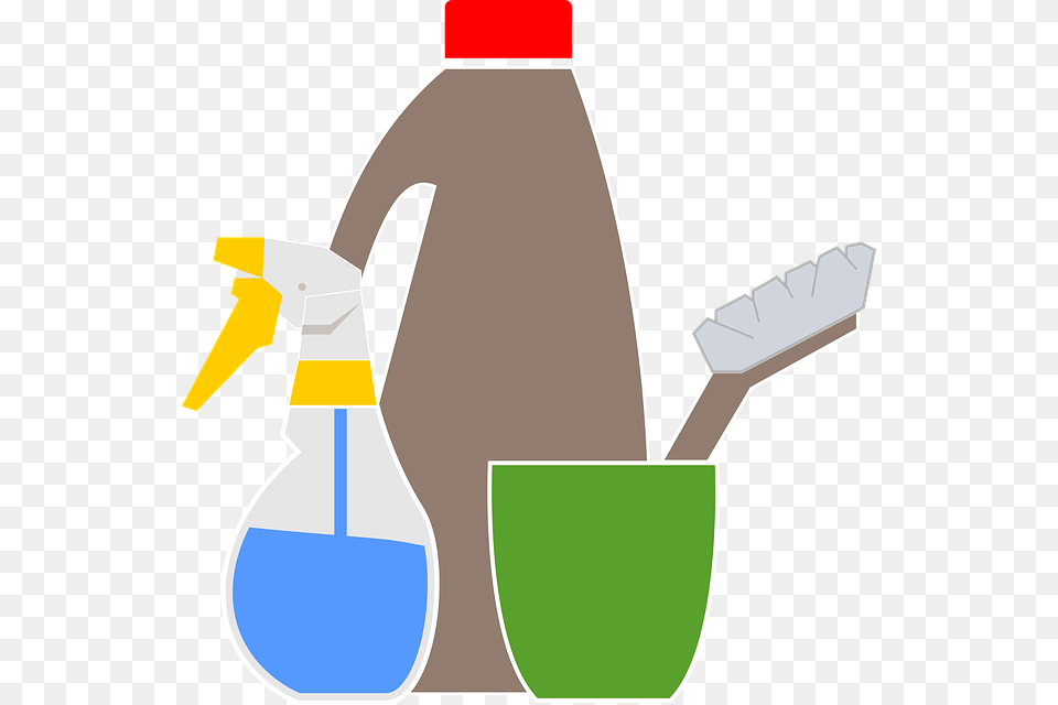 Detergent Clipart, Cleaning, Person, Brush, Device Png