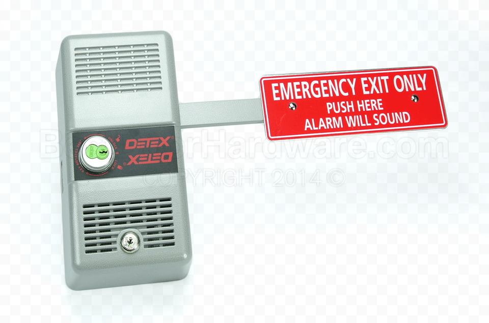 Detex Exit Alarm Ecl 230d Detex Corporation Emergency Exit Alarm Paddle Bar Plate, Computer Hardware, Electronics, Hardware, Monitor Free Transparent Png