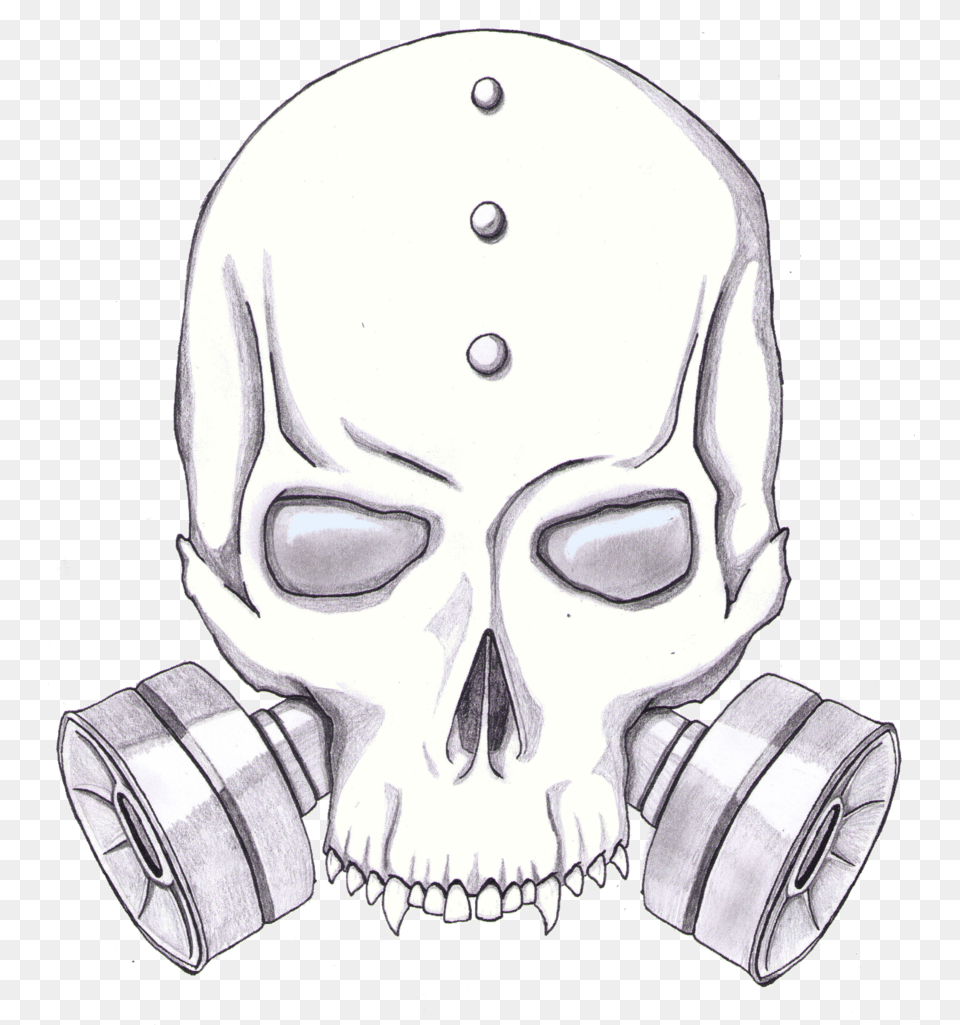 Dethmask Print Skull, Baby, Person, Art, Drawing Free Png Download