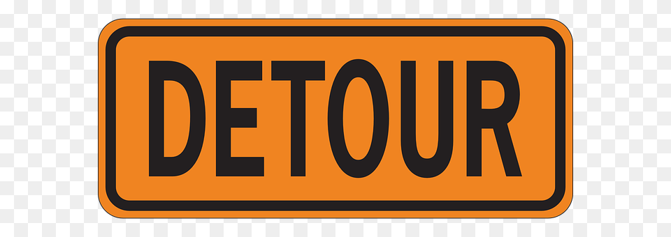 Detour License Plate, Transportation, Vehicle, Text Free Transparent Png