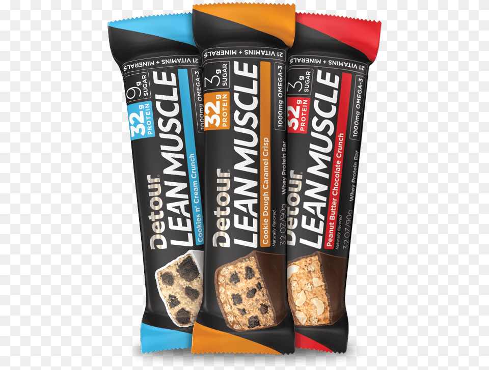 Detour Lean Muscle Protein Bar, Food, Snack, Sweets Free Png Download