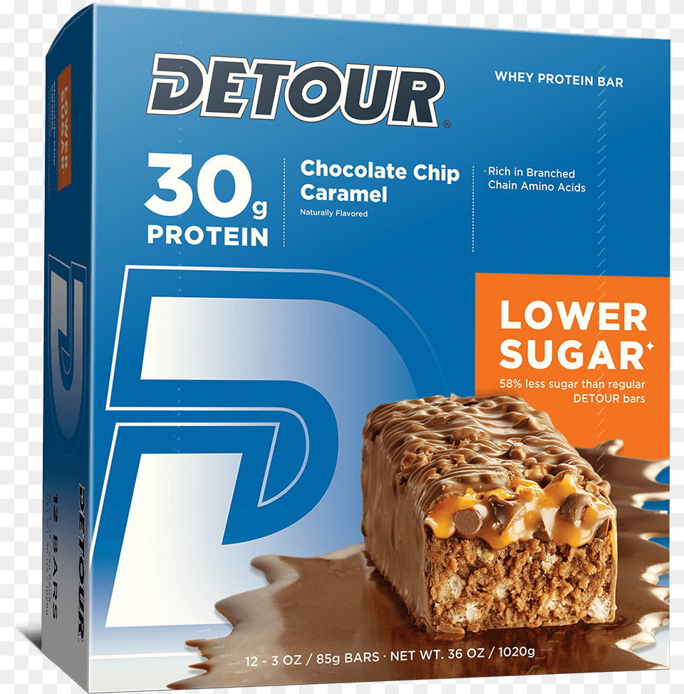 Detour Protein Bars, Advertisement, Food, Sweets Free Png Download