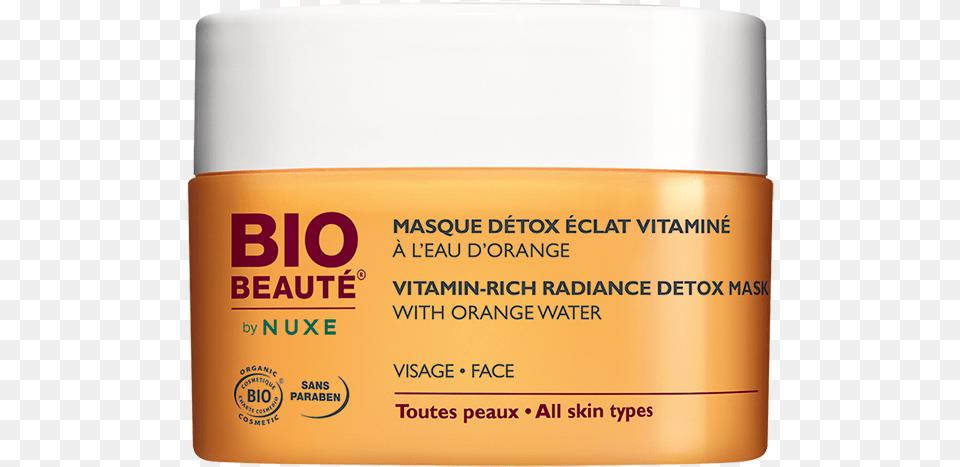 Detox Face Mask Nuxe Bio Beaute Vitamin Rich Detox Mask, Bottle, Cosmetics, Sunscreen, Text Png