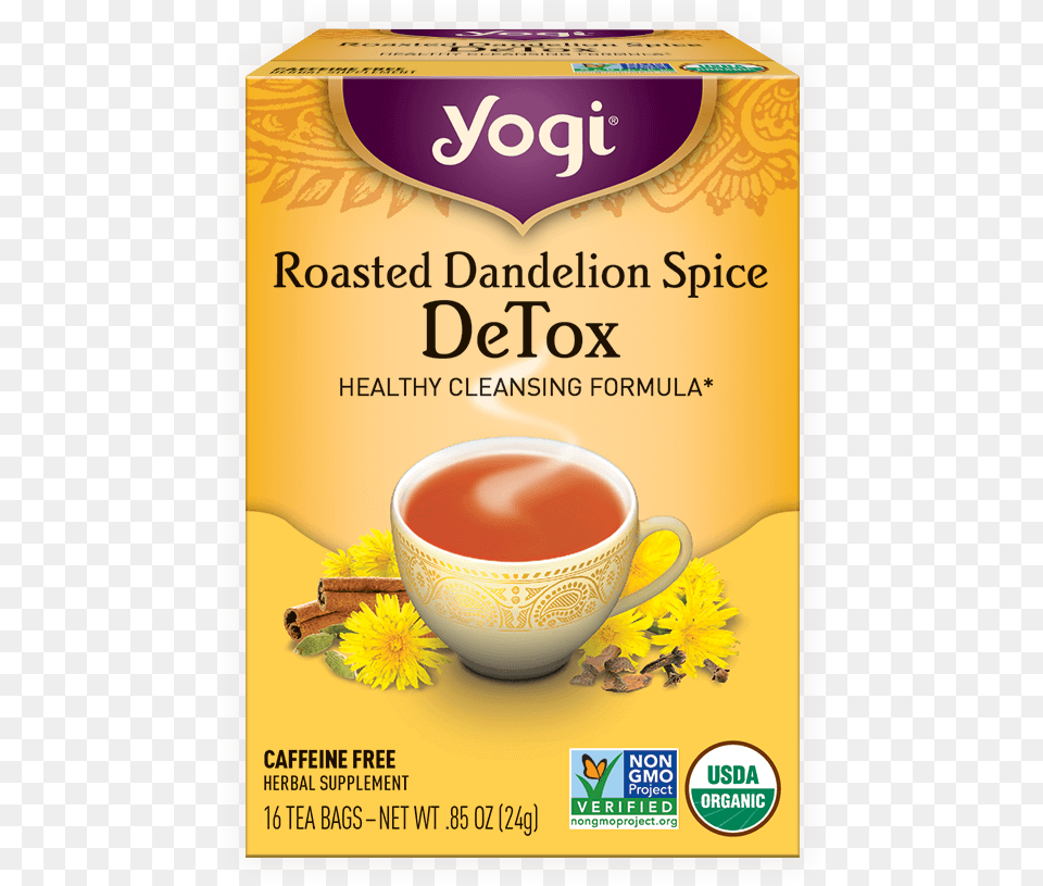 Detox Tea Yogi, Beverage, Cup, Herbal, Herbs Free Png Download