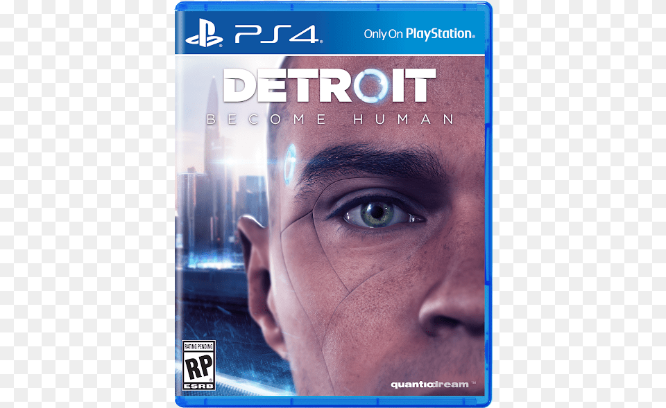 Detroit Become Human Box Art, Adult, Male, Man, Person Png