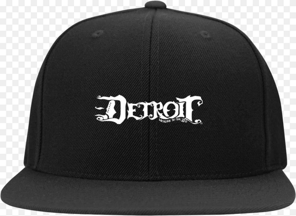 Detroit Guitar Top D White Logo For Baseball, Baseball Cap, Cap, Clothing, Hat Free Transparent Png