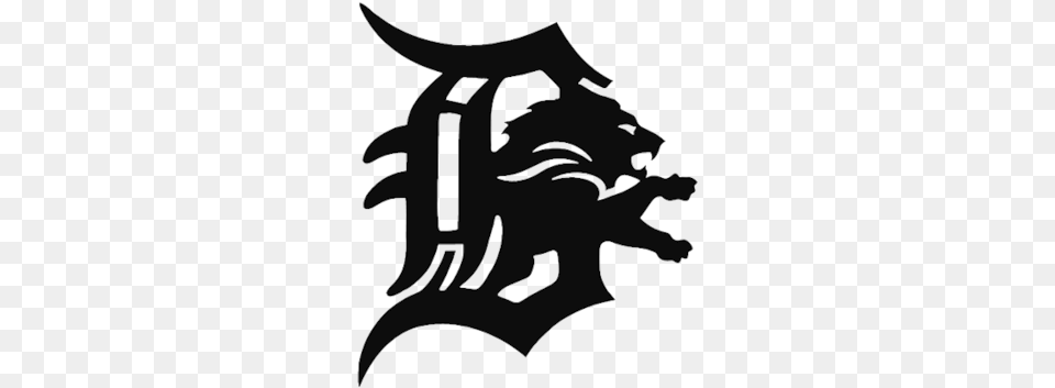 Detroit Lions Decal Detroit Tigers Circle Logo, Animal, Fish, Sea Life, Shark Free Png Download