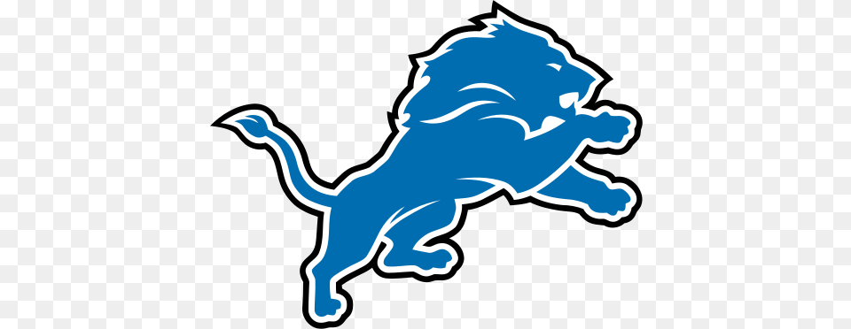 Detroit Lions Logo, Silhouette, Animal, Kangaroo, Mammal Free Transparent Png