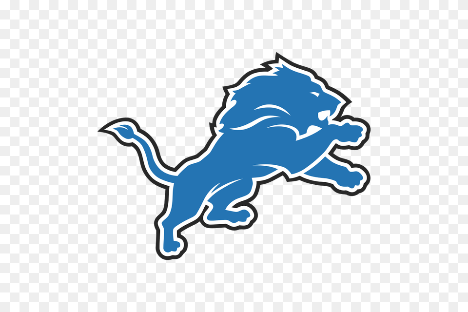 Detroit Lions Logo Detroit Lions Logo Images, Silhouette, Outdoors, Animal, Dinosaur Free Png