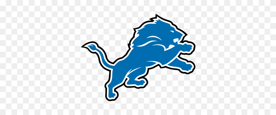 Detroit Lions Logo Transparent, Silhouette, Animal, Kangaroo, Mammal Png Image