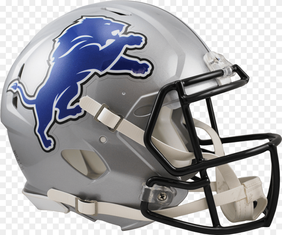 Detroit Lions Revolution Speed Authentic Helmet Detroit Lions Football Helmets Free Png Download