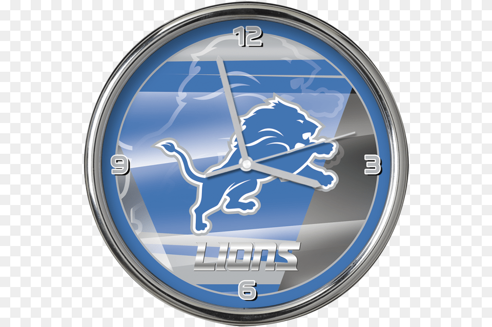 Detroit Lions Shadow Chrome Clock Detroit Lions 839 X 1039 Area Rug, Analog Clock Free Transparent Png