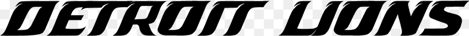Detroit Lions Text Logo, Gray Png Image