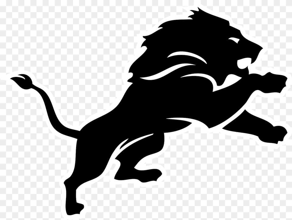 Detroit Lions Vector Detroit Lions Svg, Silhouette, Stencil, Animal, Kangaroo Free Png Download