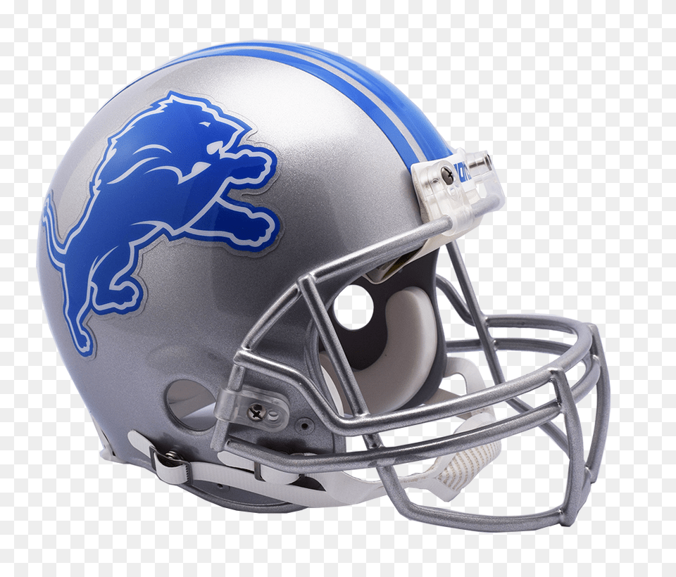 Detroit Lions Vsr4 Authentic Helmet Dallas Cowboys Football Helmet, American Football, Football Helmet, Sport, Person Free Png Download