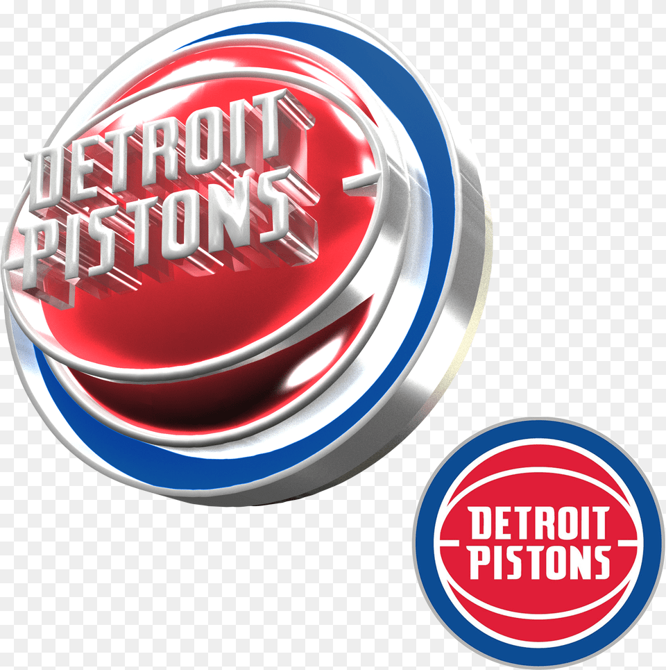 Detroit Pistons 2017 2018 3d Logo Pistons New Logo 2018, Badge, Symbol, Emblem Free Png