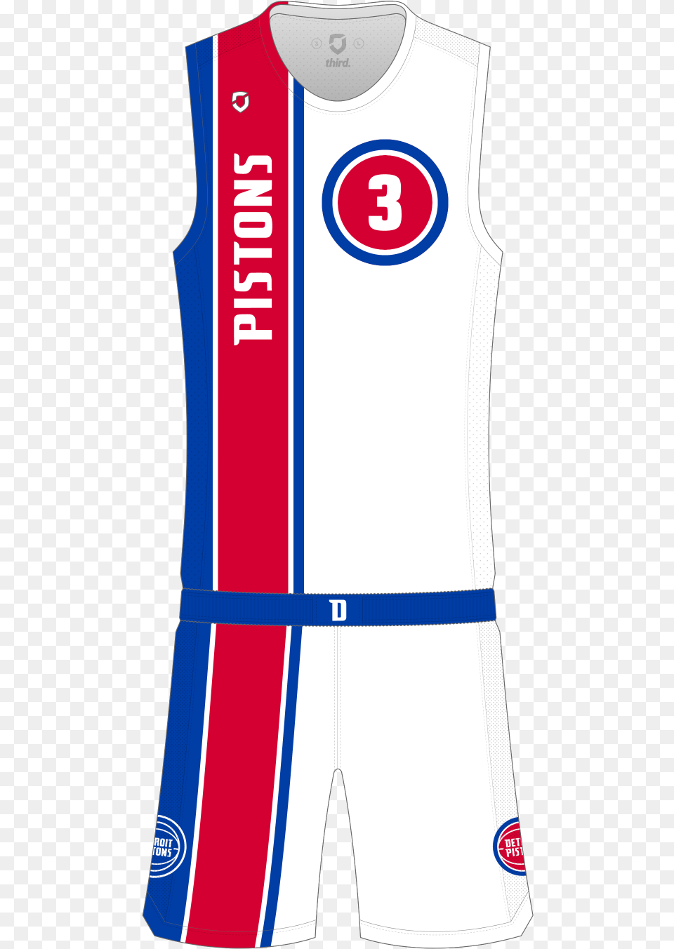 Detroit Pistons Alternate, Clothing, Shirt, Jersey Free Png Download