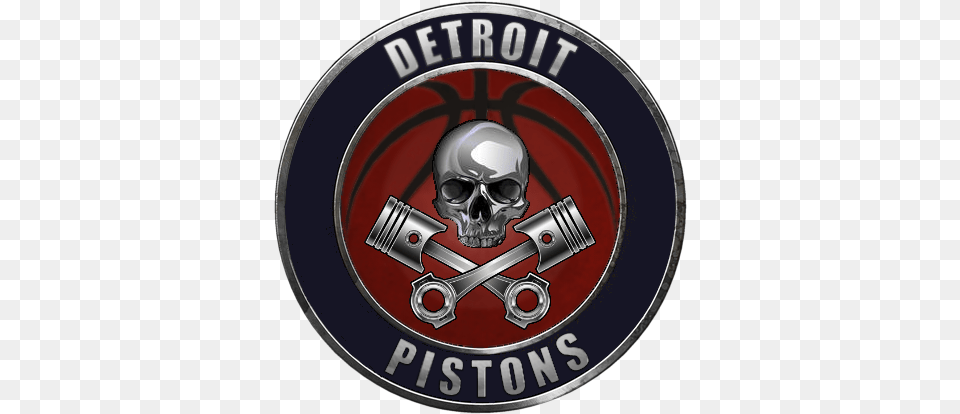 Detroit Pistons Clipart Detroit Pistons, Emblem, Symbol, Logo, Disk Free Png Download