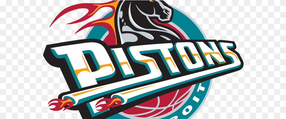 Detroit Pistons Clipart Detroit Pistons Old Logo, Sticker, Art, Graphics Free Png