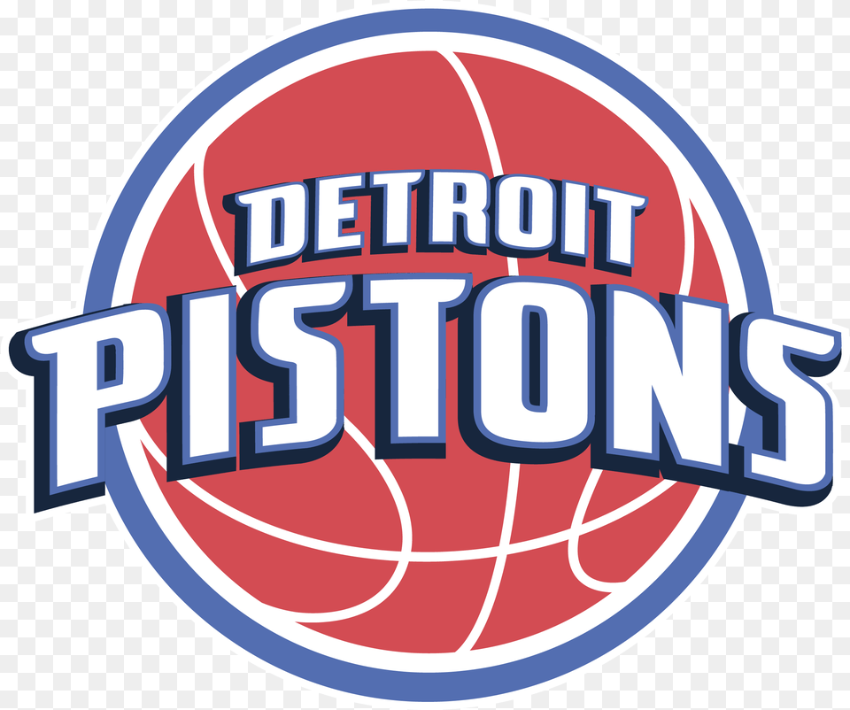Detroit Pistons Clipart Piston Logo Nba Transparent Detroit Pistons Logo, Badge, Symbol, Dynamite, Weapon Free Png