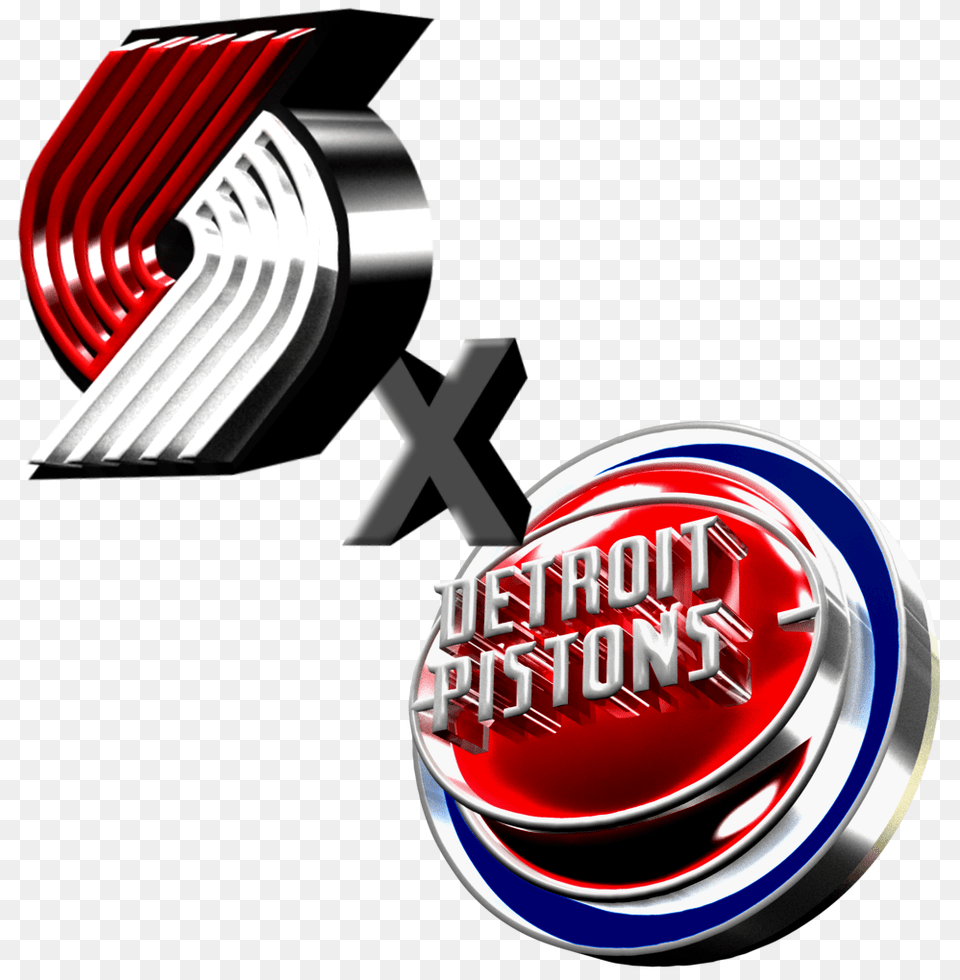 Detroit Pistons Clipart Transparent, Emblem, Symbol, Logo Png