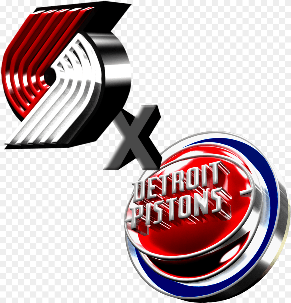 Detroit Pistons Clipart Transparent Detroit, Emblem, Symbol, Logo Png