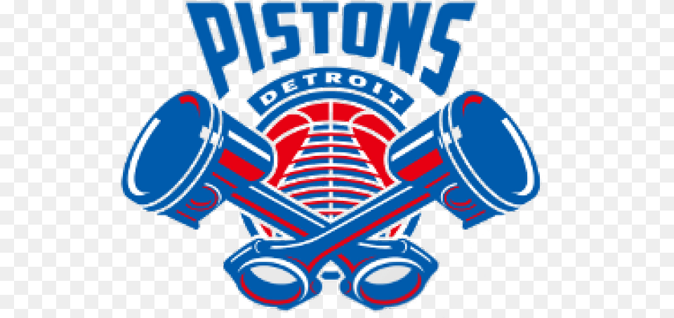 Detroit Pistons Engine Logo, Machine, Motor, Dynamite, Weapon Free Png Download