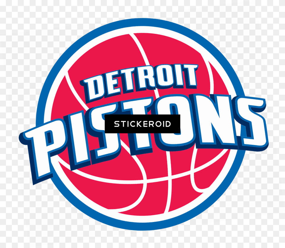 Detroit Pistons Logo, Food, Ketchup, Sticker, Badge Png Image