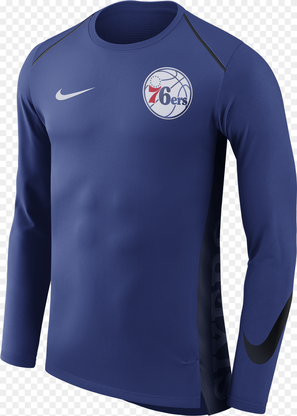 Detroit Pistons Nike Long Sleeve Shirt, Clothing, Long Sleeve, T-shirt Png Image