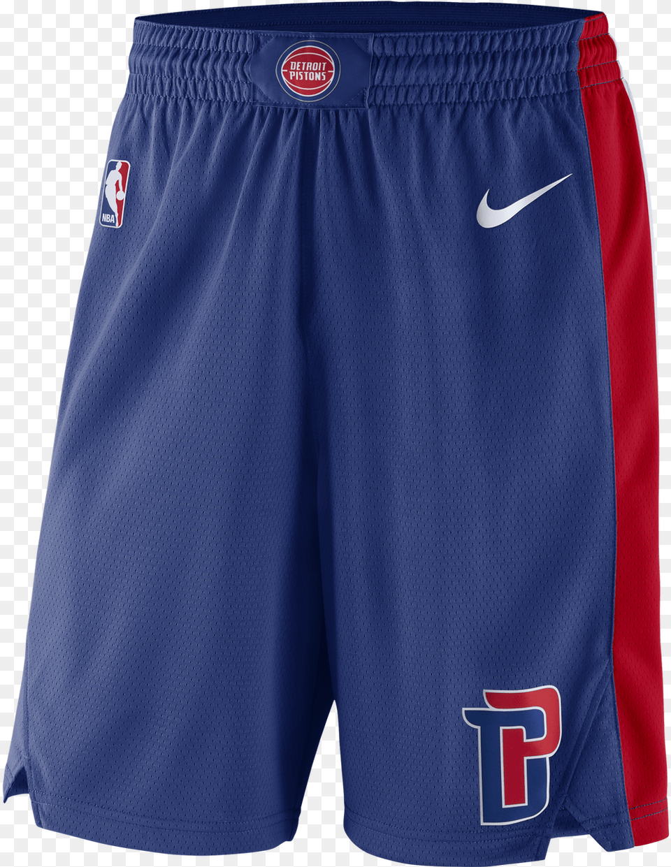 Detroit Pistons Nike Swingman Short Detroit Pistons Nike Shorts, Clothing, Shirt, Swimming Trunks Free Png Download