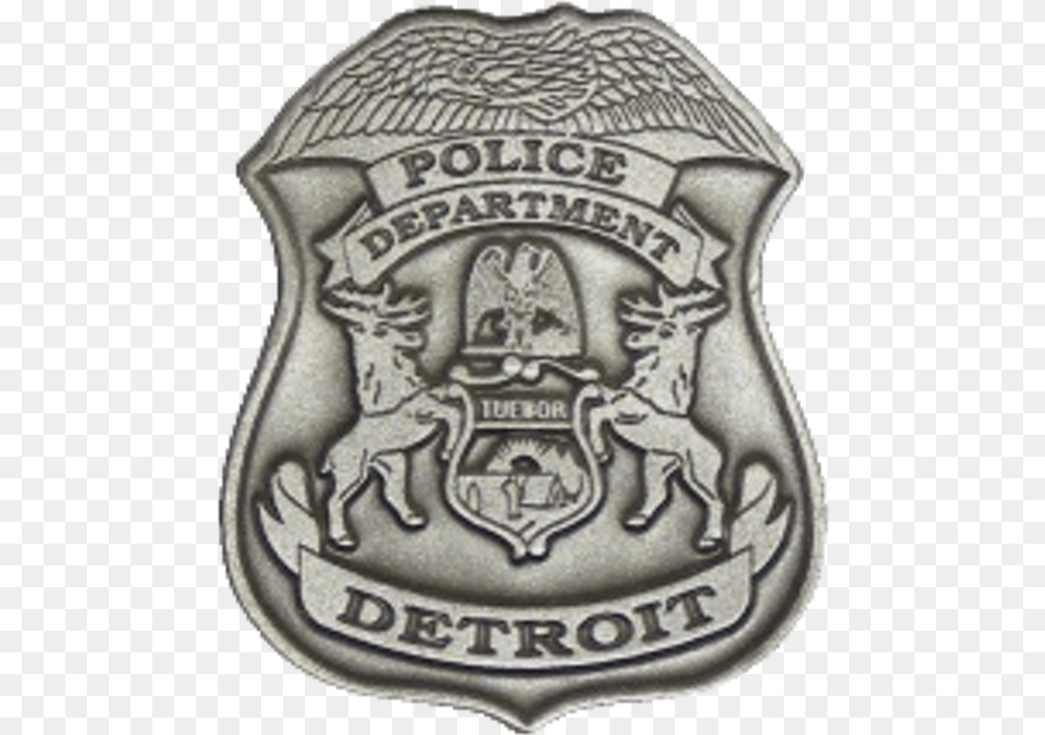 Detroit Police Detective Demoted After Anti Black Lives Detroit Police Officer Badge, Logo, Symbol Free Transparent Png