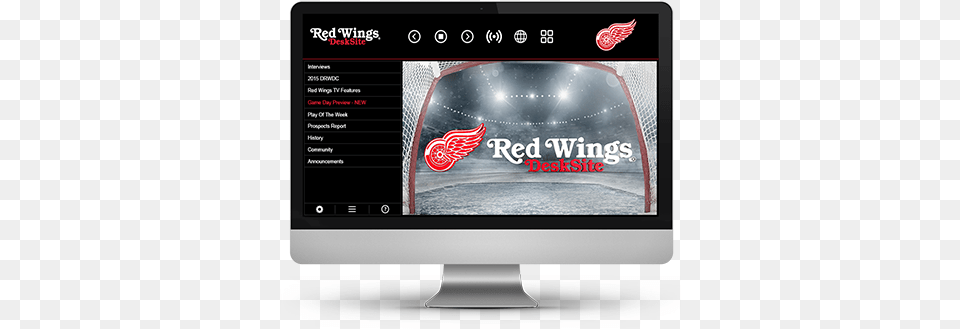 Detroit Red Wings, Monitor, Computer Hardware, Electronics, Hardware Png Image