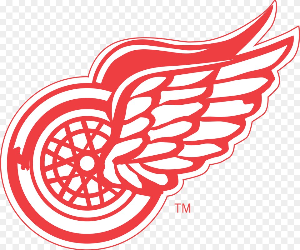 Detroit Red Wings Logo Nhl, Sticker, Animal, Fish, Sea Life Free Transparent Png