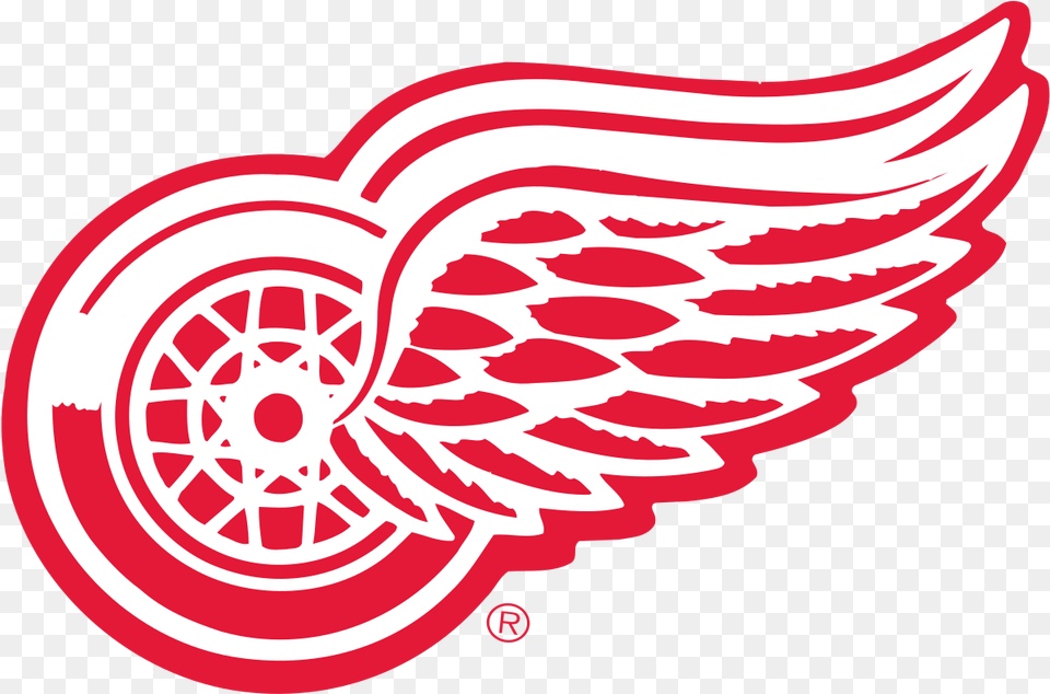 Detroit Red Wings Logo Small Download Detroit Red Wings Logo Small, Sticker, Emblem, Symbol Png