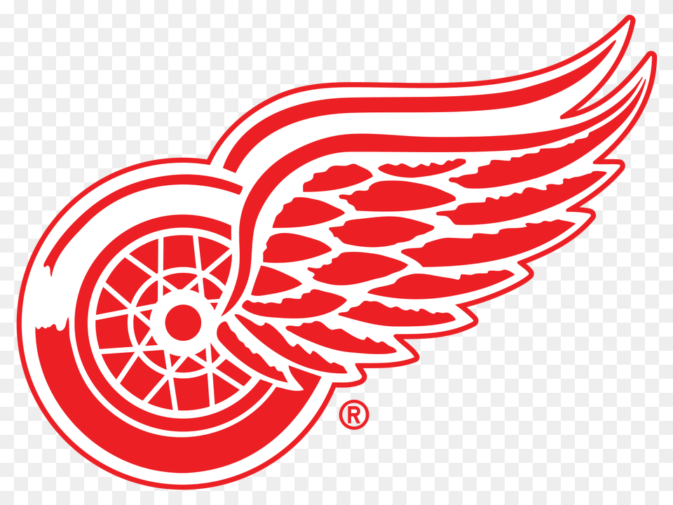 Detroit Red Wings Logos, Sticker, Emblem, Symbol, Animal Free Transparent Png
