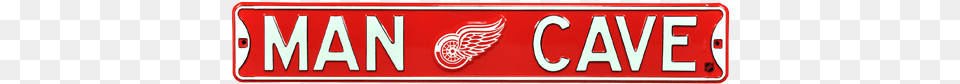 Detroit Red Wings Man Cave Authentic Street Sign Toronto Maple Leafs Man Cave Sign, License Plate, Transportation, Vehicle Free Png