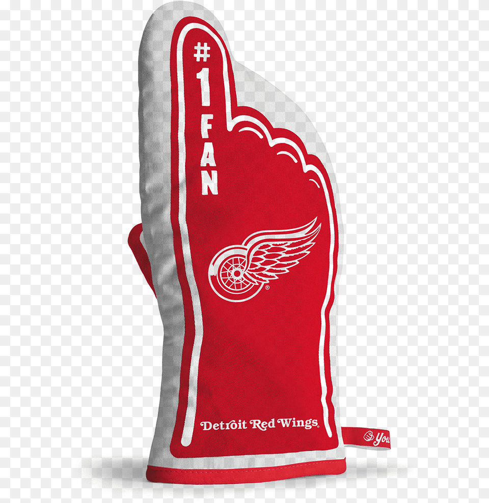 Detroit Red Wings Oven Mitt Detroit Red Wings, Clothing, Glove, Hat, Baseball Free Png Download