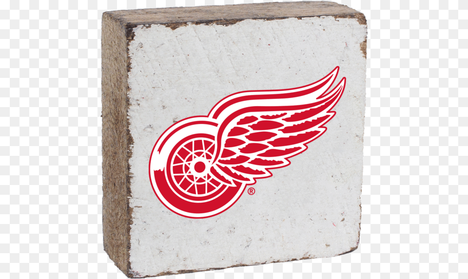 Detroit Red Wings Rustic Block Detroit Red Wings, Sticker, Machine, Wheel, Aircraft Free Png