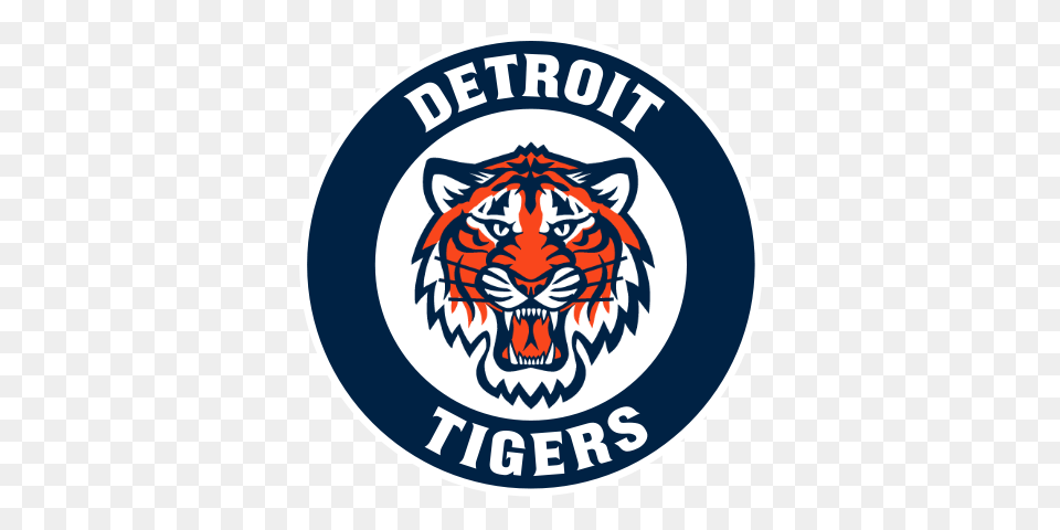 Detroit Tigers Circle Logo Emblem, Symbol Free Transparent Png