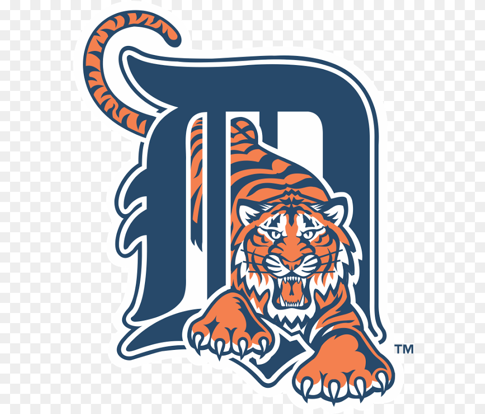 Detroit Tigers Logo, Animal, Mammal, Tiger, Wildlife Png