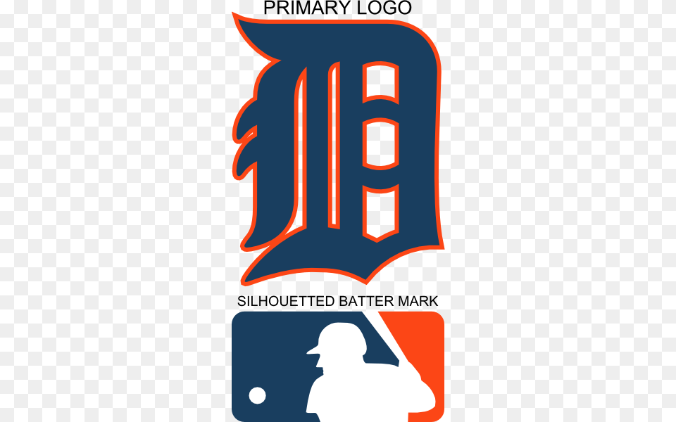 Detroit Tigers Logo Detroit, Advertisement, Poster, Adult, Person Png Image