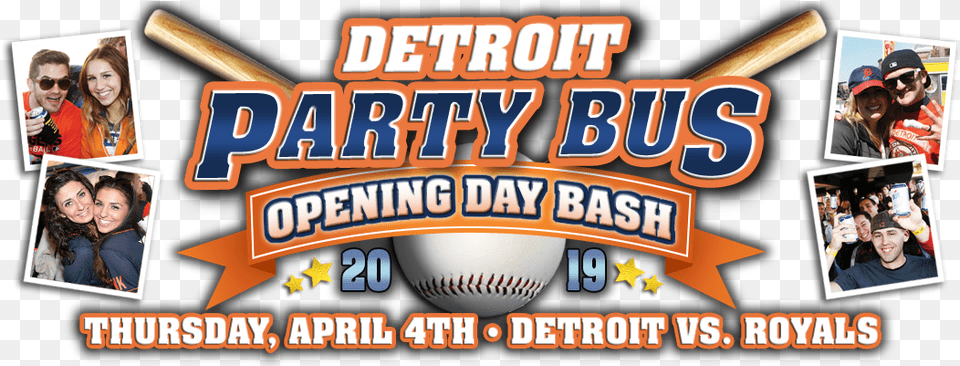 Detroit Tigers Logo Detroit Mi Tigers Opening Day 2019, Sport, Person, Ball, Baseball Free Png