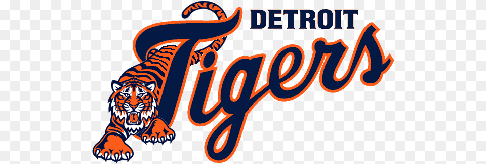 Detroit Tigers Tiger Logo, Animal, Mammal, Wildlife Png Image