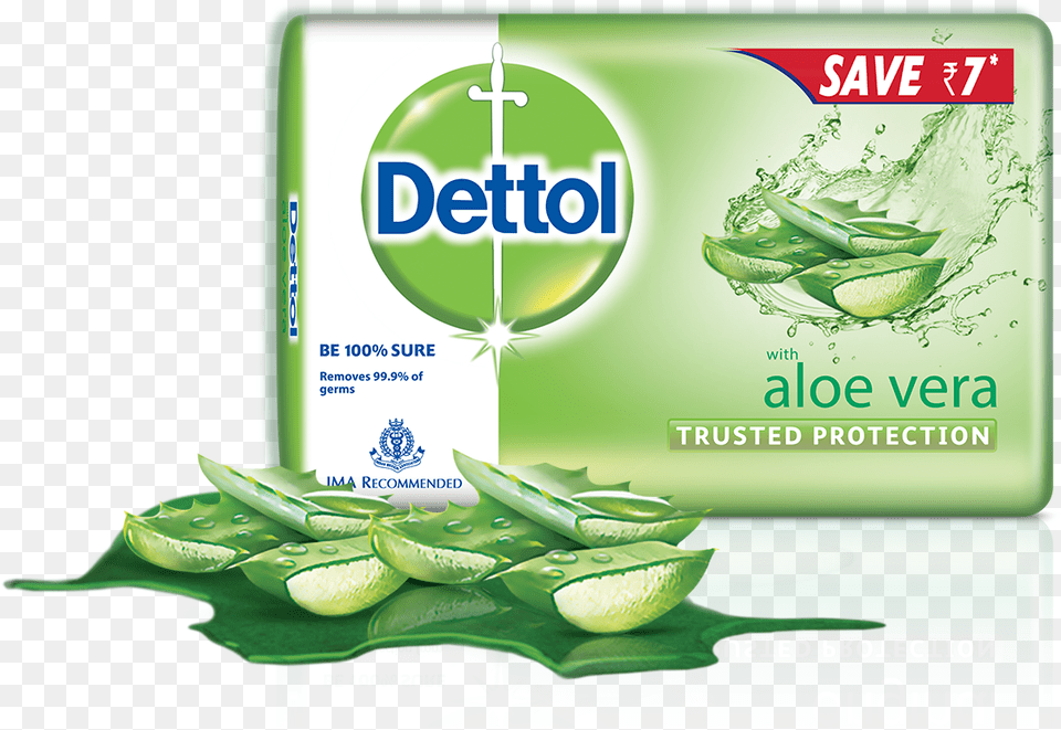 Dettol Aloe Vera Soap, Food, Produce, Pea, Plant Free Png