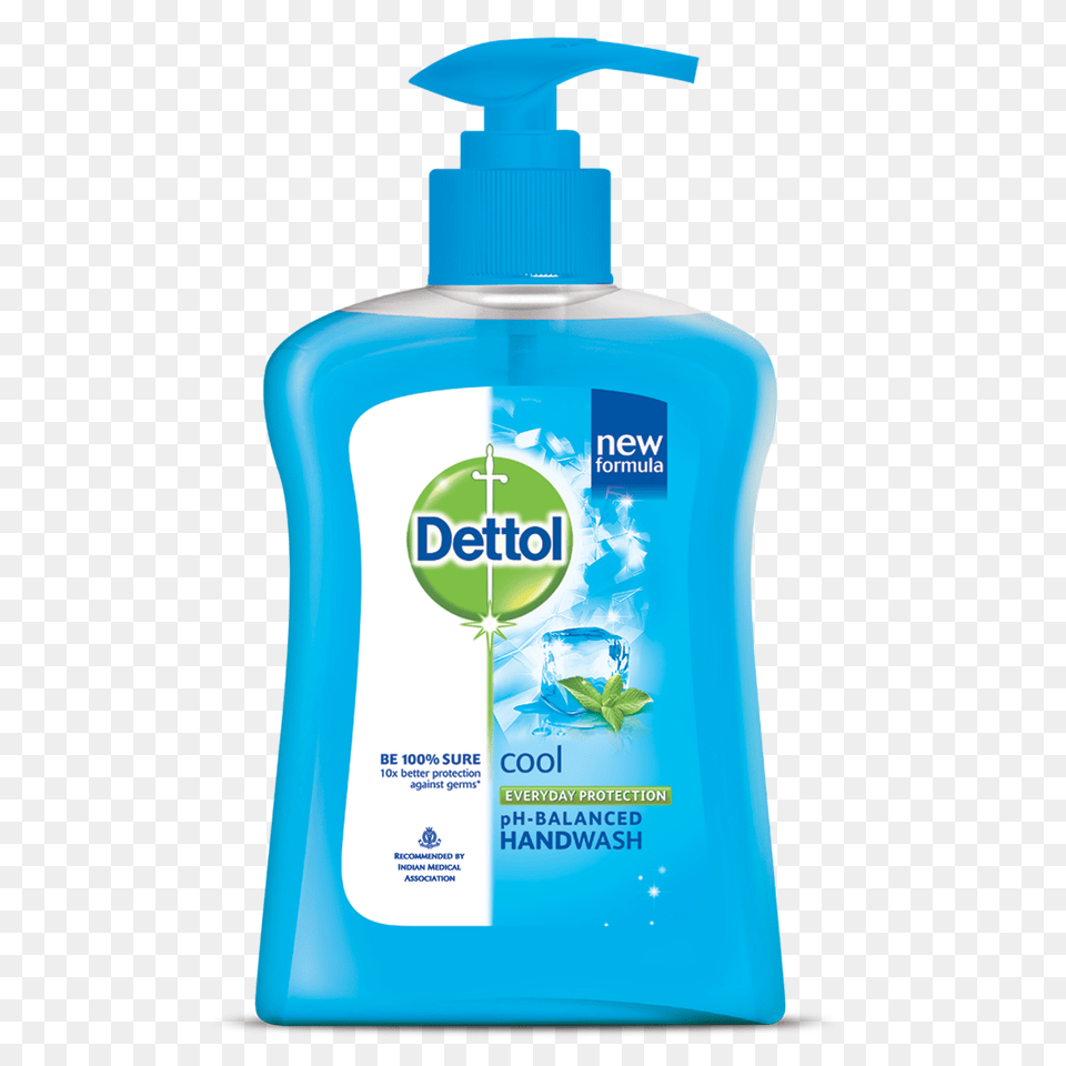 Dettol Cool Ph Balanced Hand Wash, Bottle, Lotion, Shampoo, Cosmetics Free Png Download