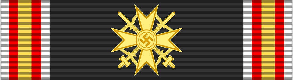 Deu Spanienkreuz Gold Mit Schwertern Bar Clipart, Symbol, Emblem Png Image