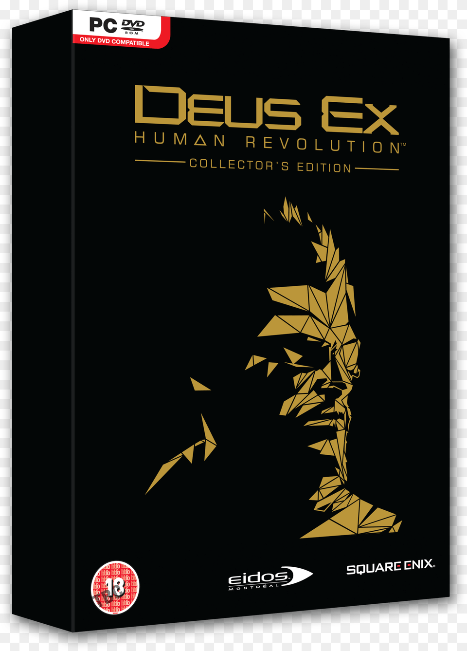 Deus Ex Human Revolution Collectorquots Edition Deus Ex Deus Ex Human Revolution Icon, Book, Publication, Face, Head Free Png Download