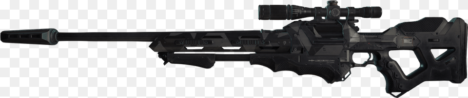 Deus Ex Human Revolution Sniper Rifle, Firearm, Gun, Weapon Free Png