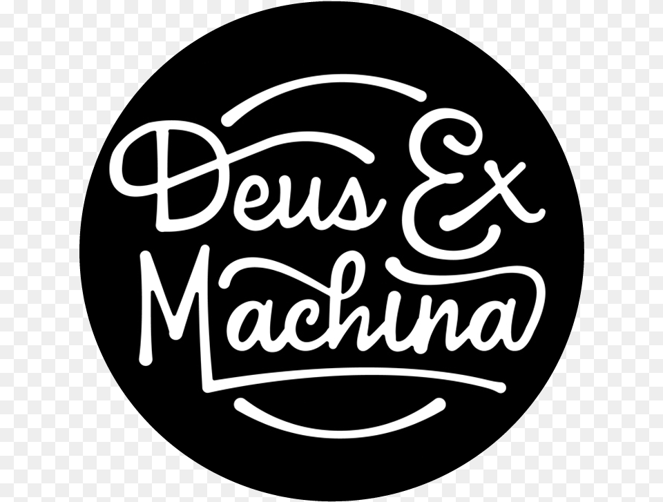 Deus Ex Machina Logo, Handwriting, Text, Calligraphy Free Transparent Png