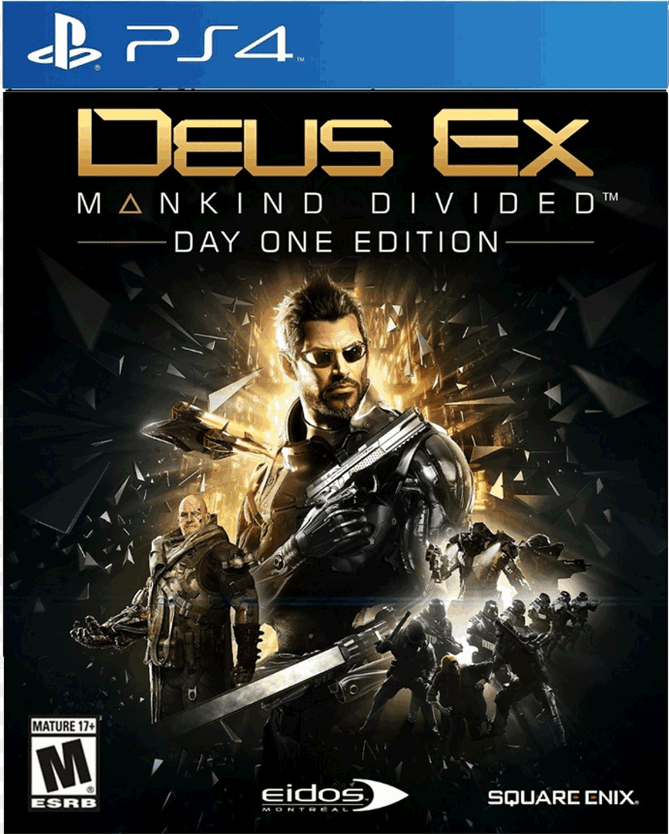 Deus Ex Mankind Divided Deus Ex Mankind Divided, Advertisement, Poster, Adult, Person Free Png Download